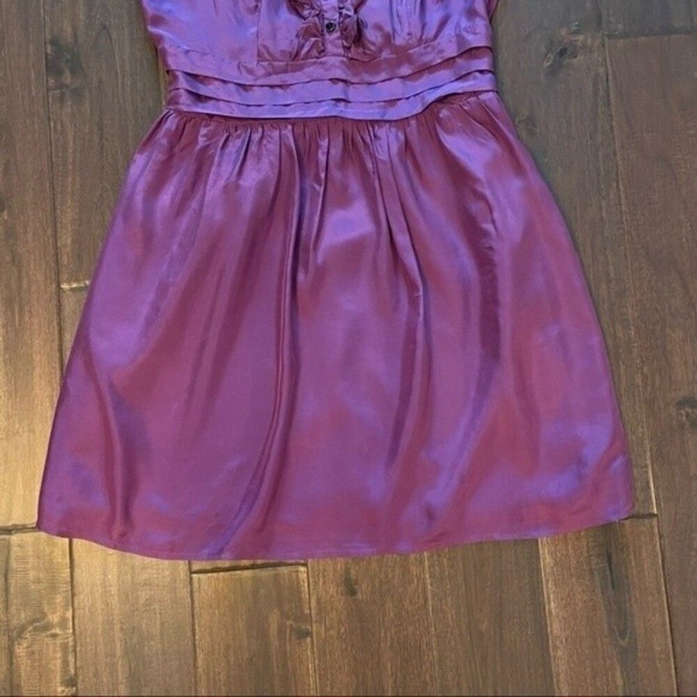 Forever 21 Purple Ruffle Dress S/P - Picture 2 of 6